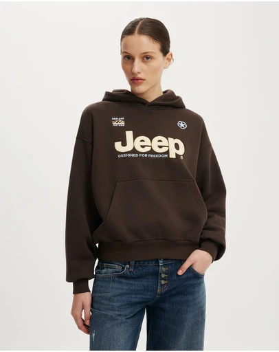 Cotton On - Boxy License Graphic Hoodie