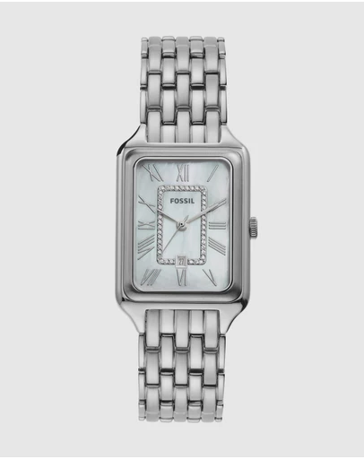 Fossil - Raquel Silver Tone Analogue Watch