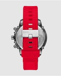 Diesel - Griffed Red Chronograph Watch