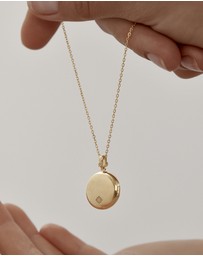 By Charlotte - My Moon and Stars Locket Pendant