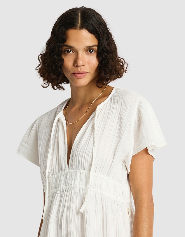 Sea Level Australia - Sunset Short Daydress White
