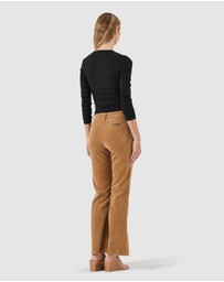 Rolla's - Eastcoast Flare Jean - Deco Caramel