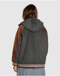Belle & Bloom - Remix Bomber Varisty Jacket