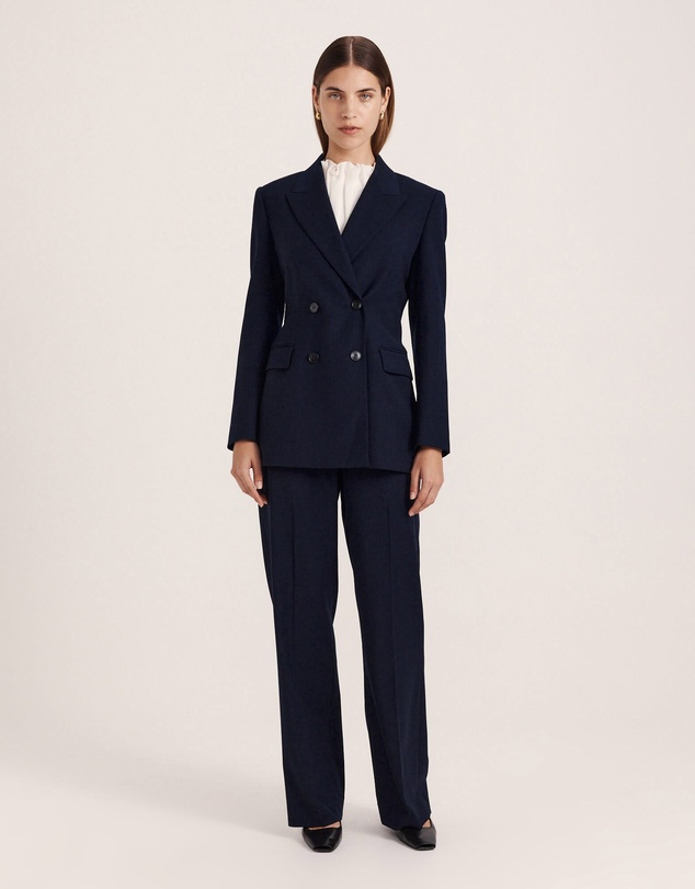 SABA - Celeste Wool Double Breasted Blazer