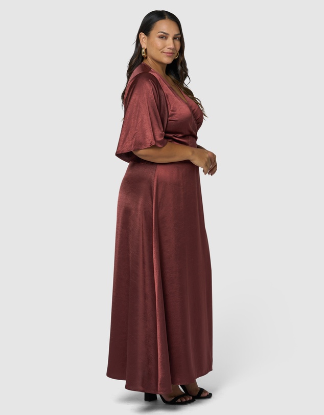 Pink Dusk by Curve Project - Femme Fatale Maxi Dress