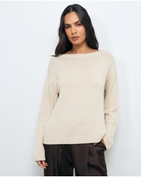 AERE - Nika Cotton Cashmere Knit Jumper