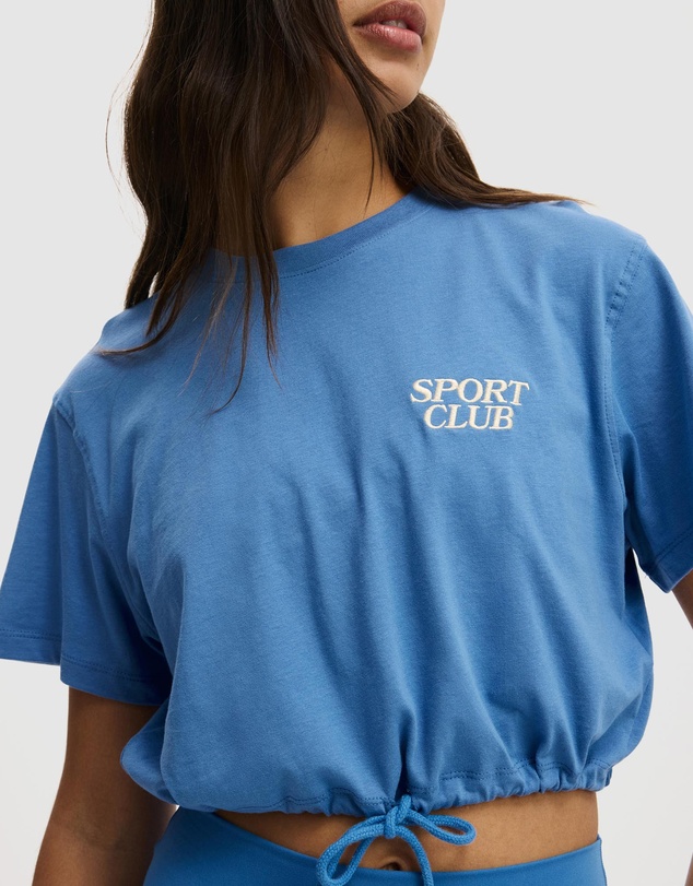 Cotton On Body Active - Active Graphic Tie Up Tee