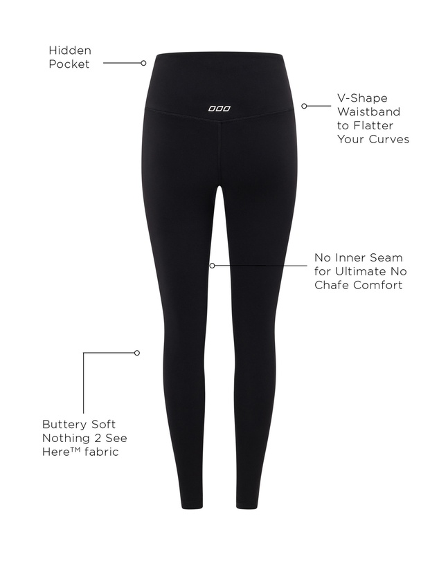 Lorna Jane - Lotus No Chafe Phone Pocket Full Length Leggings