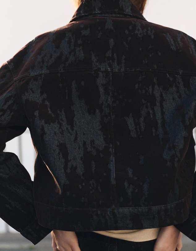 M.N.G - Devoré Denim Jacket