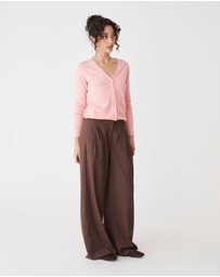 Forcast - Nicolette V-Neck Knit Cardigan