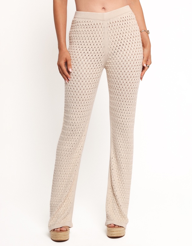 Petal & Pup - Fonte Knit Pants - Cream