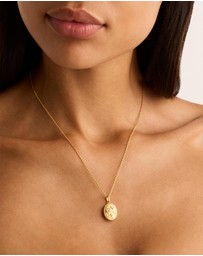 By Charlotte - Gold Everything You Are Is Enough Locket Pendant