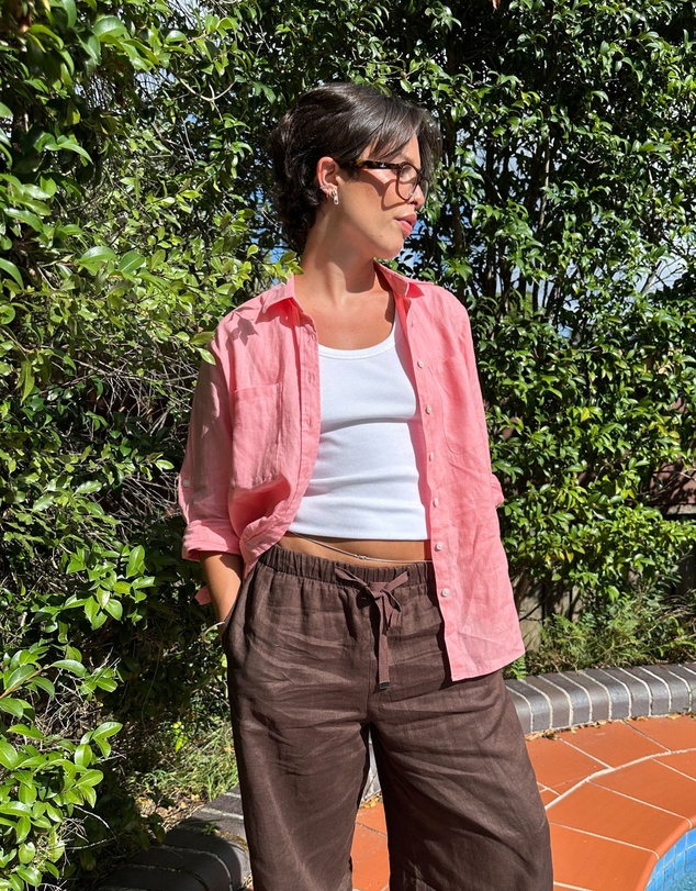 CAMIXA - Luna Oversize Linen Shirt