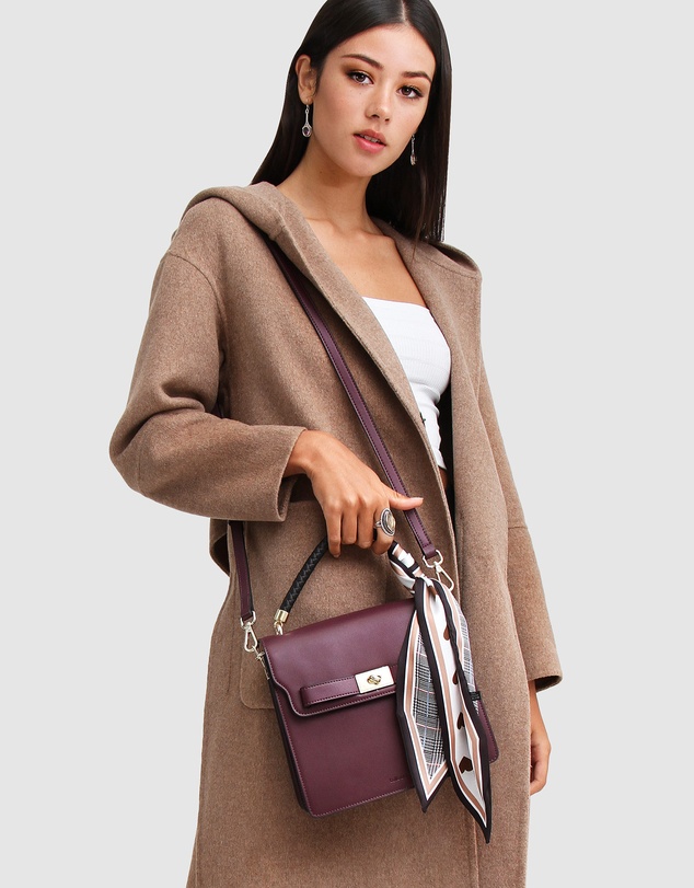 Belle & Bloom - Walk This Way Wool Blend Hooded Coat
