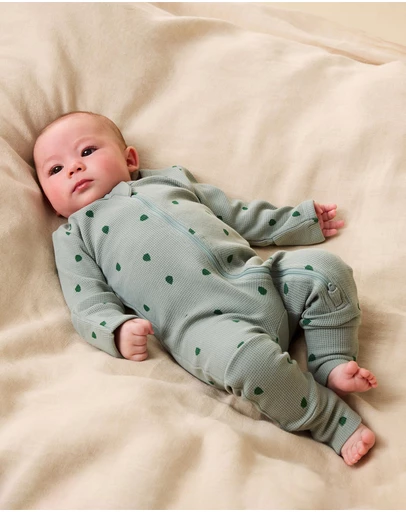 Wilson & Frenchy - Tumbletwig Organic Waffle Zipsuit - Babies