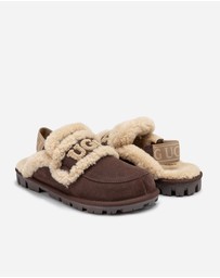 Ozwear Connection Uggs - Ugg Violet Shearling Slipper (Elastic Logo) (Detachable Feature)