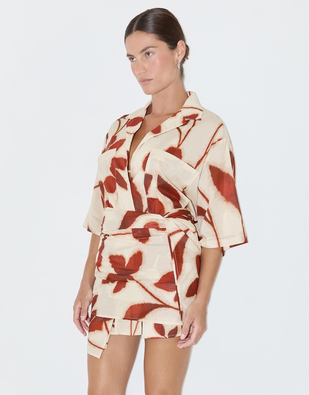 Zulu & Zephyr - Ruby Floral Cotton Sarong