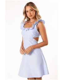 Petal & Pup - Libbie Mini Dress - Blue Stripe