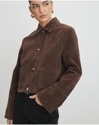 AERE - Anders Suede Look Jacket