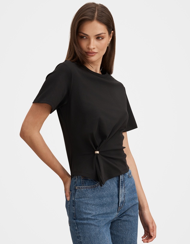 Forever New - Lani Hardwear Detail T-shirt
