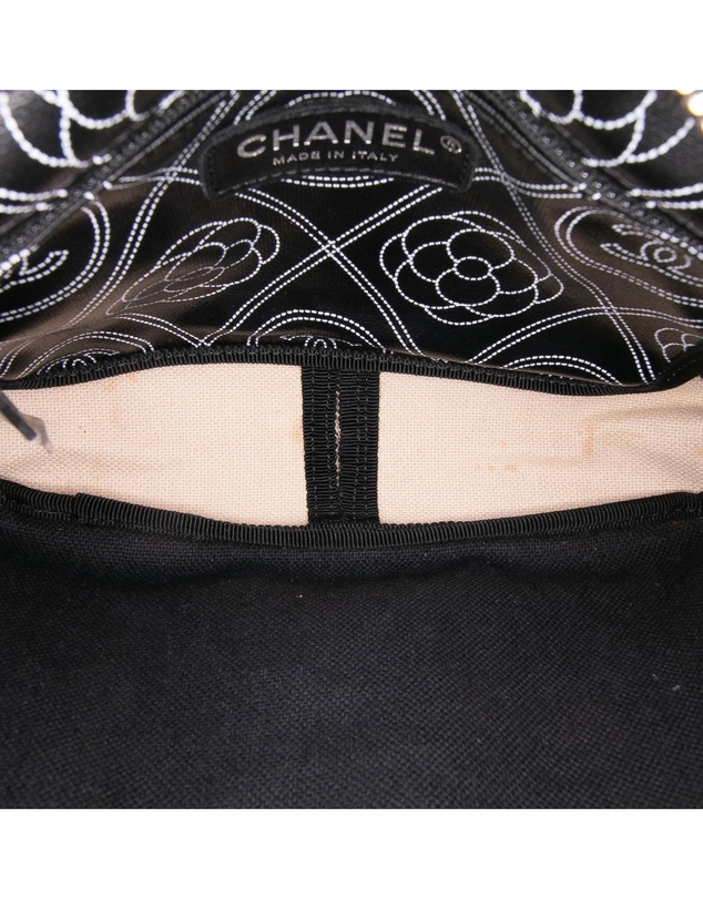 Pre-Loved by Azura Reborn - Pre-Loved Coated Canvas Camellia Logo Camera Bag