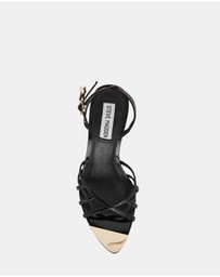 Steve Madden - Peepshow Black Patent Heels