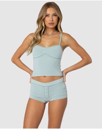 EDIKTED - Maelle Pointelle Tank Top