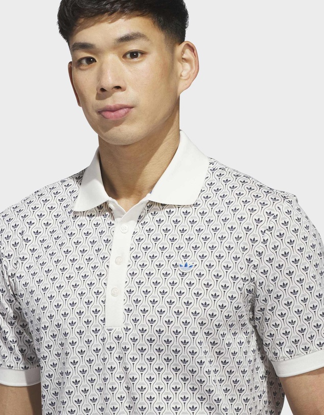 adidas Originals - Originals All Over Trefoil Polo Mens