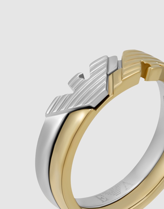 Emporio Armani - Two-Tone Stack Ring