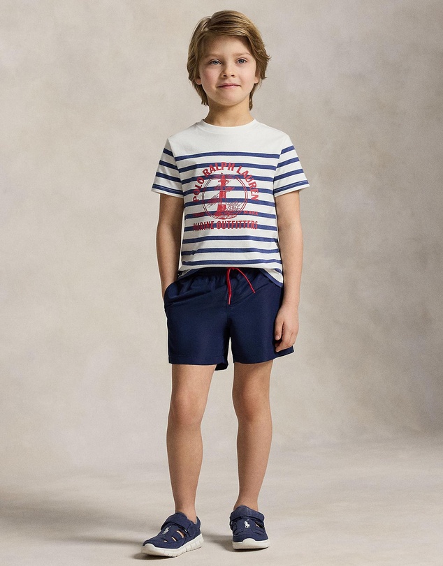 Polo Ralph Lauren - Cotton Jersey Graphic Tee - Babies-Kids
