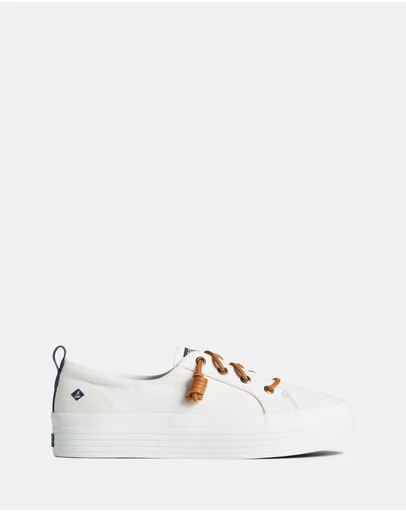 Sperry - Crest Vibe Platform Canvas White- Women's