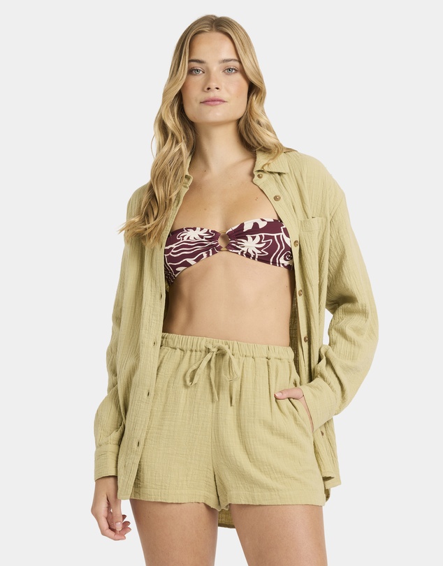 Billabong - Womens Wanderer Elastic Waist Shorts