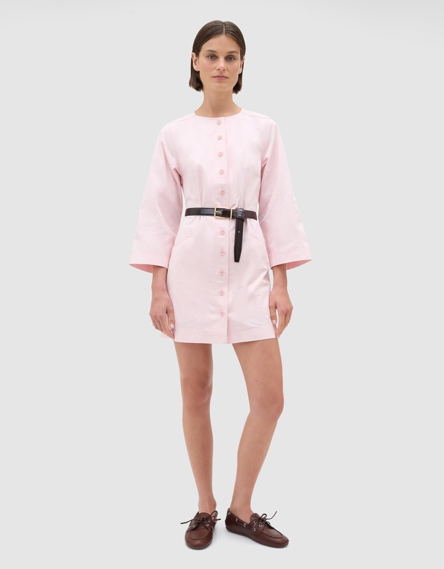 Oroton - Seam Detail Twill Dress