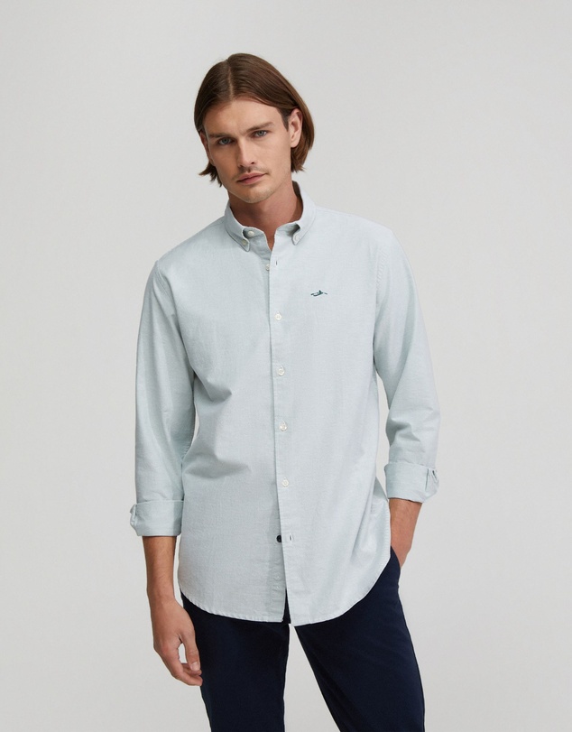 Oxford - Holloway Oxford Weave Cotton Shirt