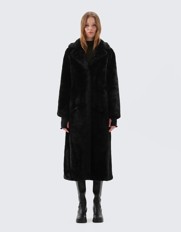 Unreal Fur - Black Bird Coat