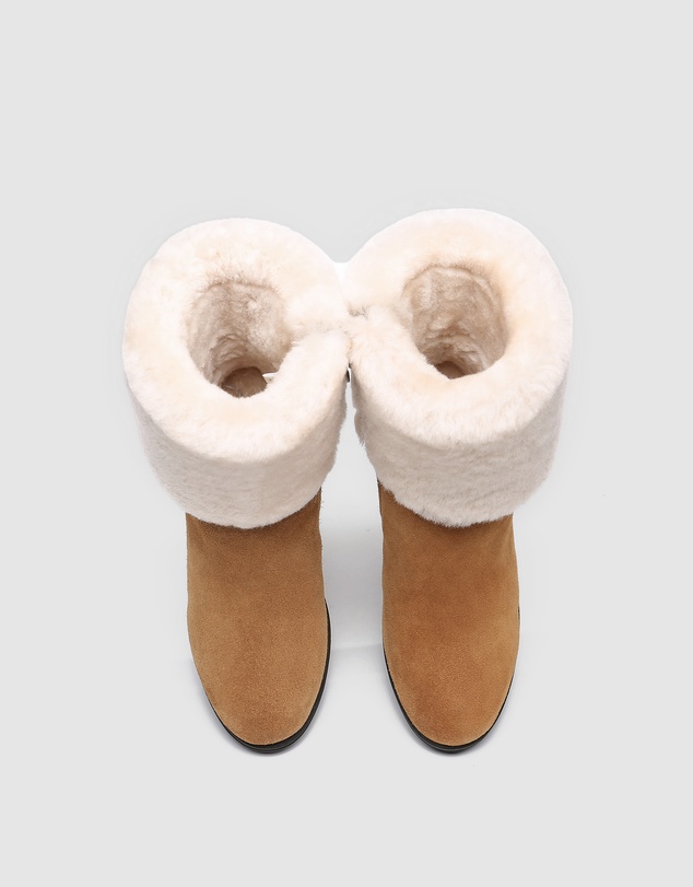 EVERAU - Australian Shepherd Ugg Candice Cow Suede Upper Boots