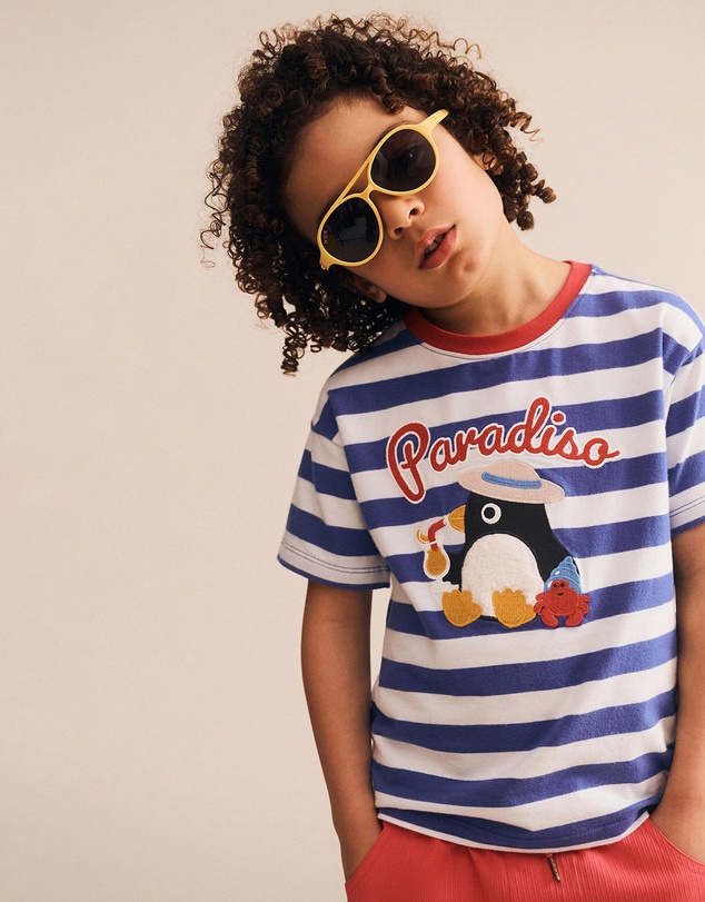 Huxbaby - Paradiso Percy Stripe Tee - ICONIC EXCLUSIVE - Babies-Kids