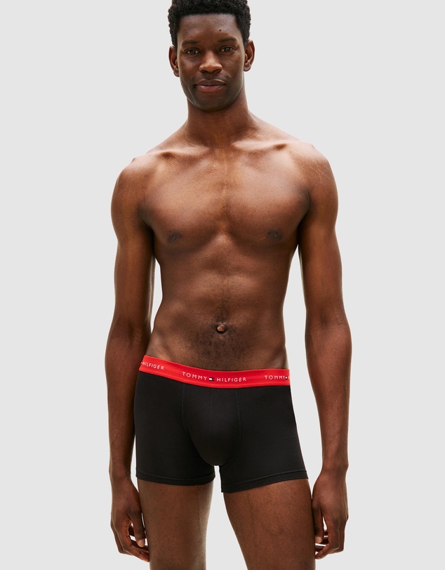 Tommy Hilfiger - 3-Pack Signature Repeat Logo Waistband Trunks