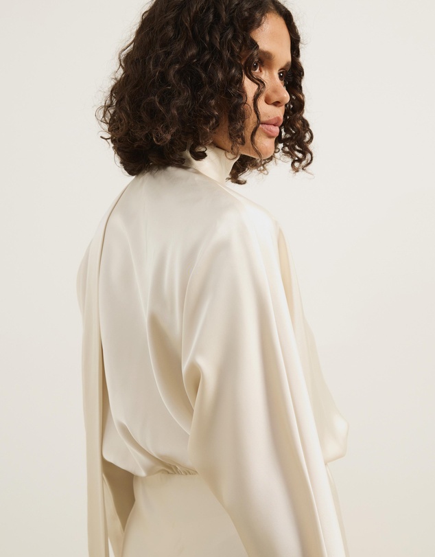 Atmos&Here - Priya Scarf Satin Midi Dress