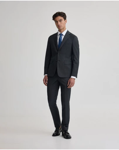 Oxford - Byron 1/2 Canvas Wool Suit Jacket