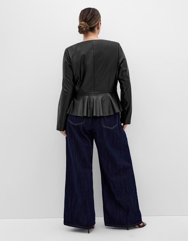 City Chic - Renee Faux Leather Jacket