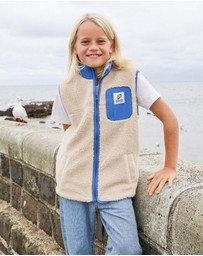 Skwosh - Skwosh Kids Sherpa Vest in Natural