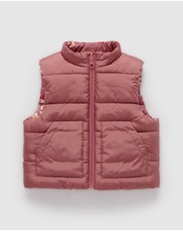 Purebaby - Reversible Puffer Vest -Kids-Babies