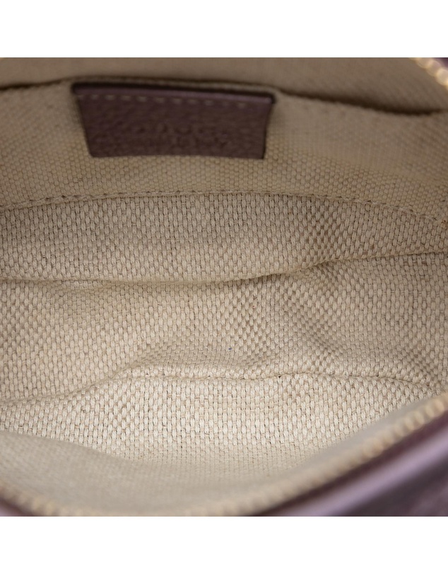 Pre-Loved by Azura Reborn - Pre-Loved Mini Metallic Pebbled Calfskin Soho Chain Crossbody