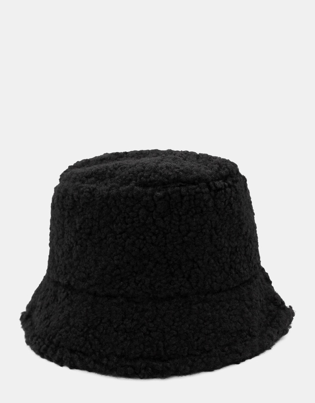 Morgan & Taylor - Drew Teddy Bucket Hat in Black
