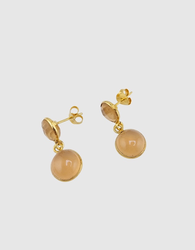 Izoa - Greta Drop Stud Earrings