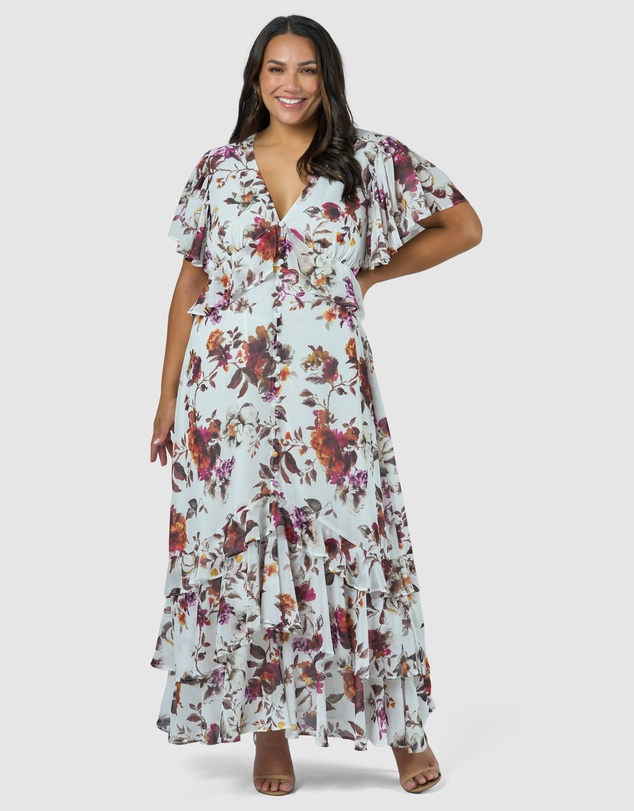 Something 4 Olivia - Lavinia Frill Maxi Dress