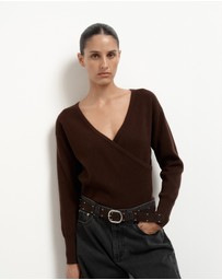Witchery - Wrap Front Knit