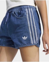 adidas Originals - Denim Sprinter Shorts - Kids-Teens