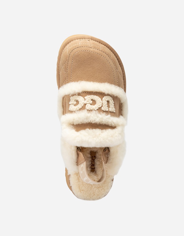 Ozwear Connection Uggs - Ugg Violet Matelassé Shearling Platform Slipper (Detachable Feature)